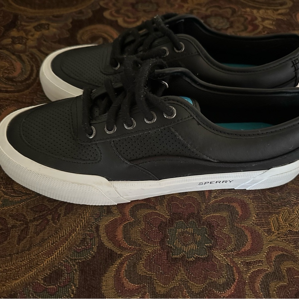 Black new Sperrys